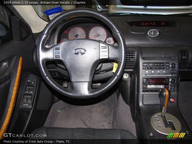 Brilliant Silver Metallic / Graphite 2004 Infiniti G 35 Sedan