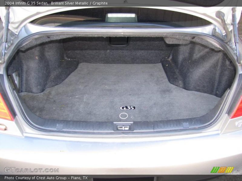 Brilliant Silver Metallic / Graphite 2004 Infiniti G 35 Sedan