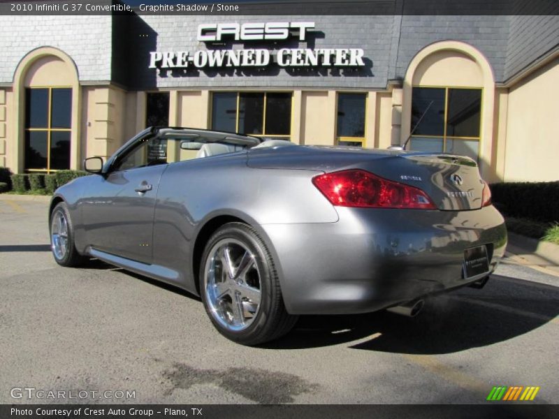 Graphite Shadow / Stone 2010 Infiniti G 37 Convertible