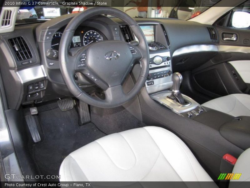 Stone Interior - 2010 G 37 Convertible 