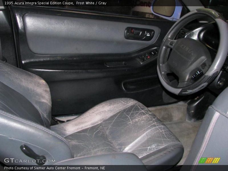 Frost White / Gray 1995 Acura Integra Special Edition Coupe