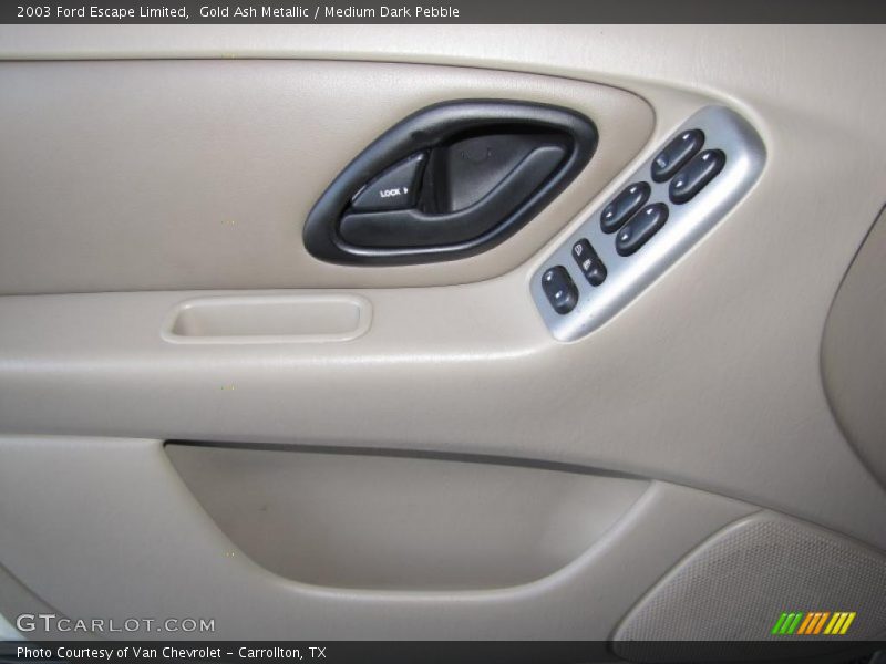 Gold Ash Metallic / Medium Dark Pebble 2003 Ford Escape Limited