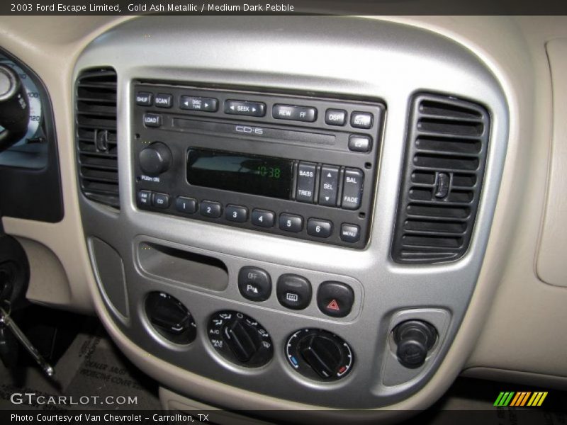 Controls of 2003 Escape Limited