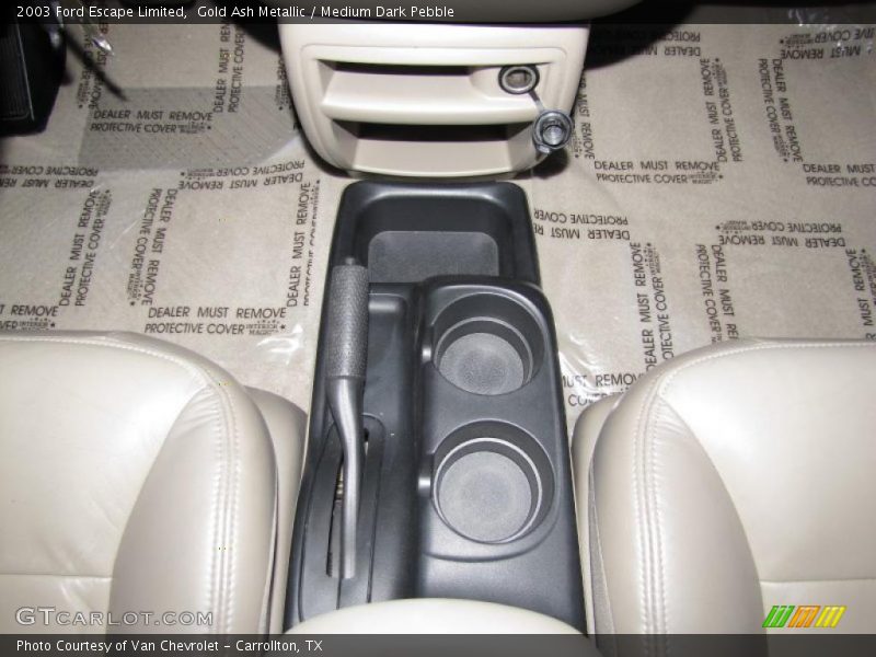 Gold Ash Metallic / Medium Dark Pebble 2003 Ford Escape Limited