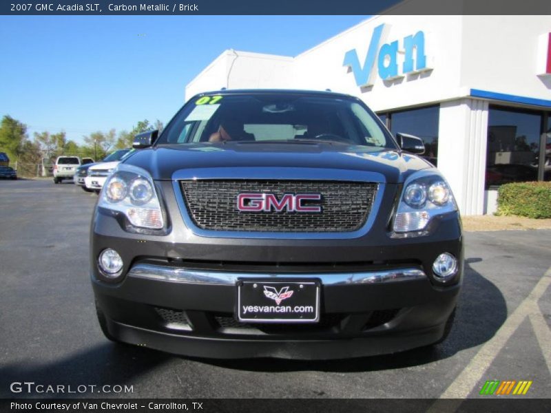 Carbon Metallic / Brick 2007 GMC Acadia SLT