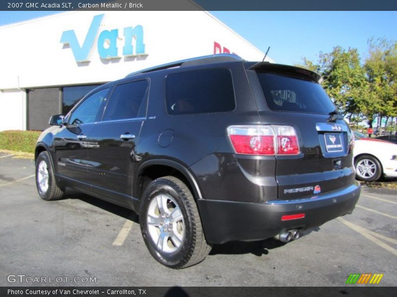 Carbon Metallic / Brick 2007 GMC Acadia SLT