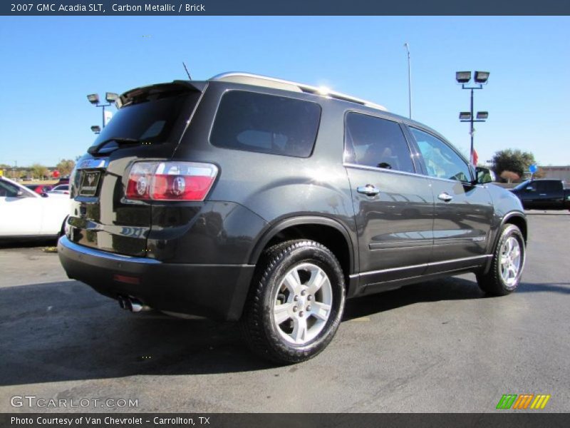 Carbon Metallic / Brick 2007 GMC Acadia SLT