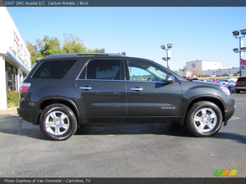 Carbon Metallic / Brick 2007 GMC Acadia SLT