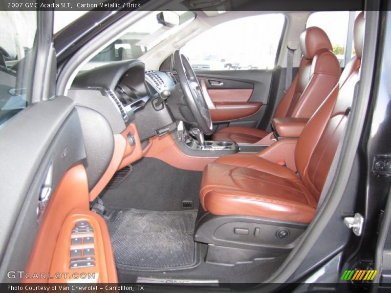  2007 Acadia SLT Brick Interior