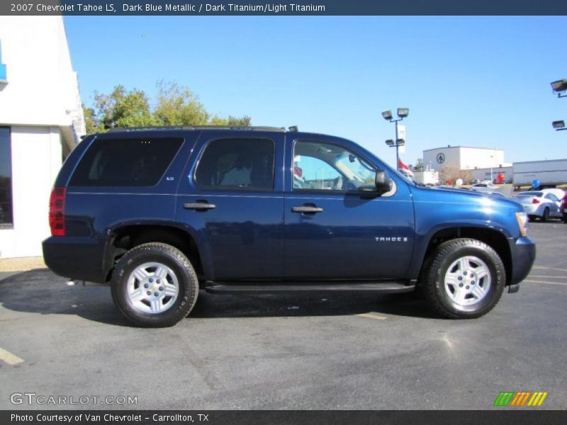Dark Blue Metallic / Dark Titanium/Light Titanium 2007 Chevrolet Tahoe LS