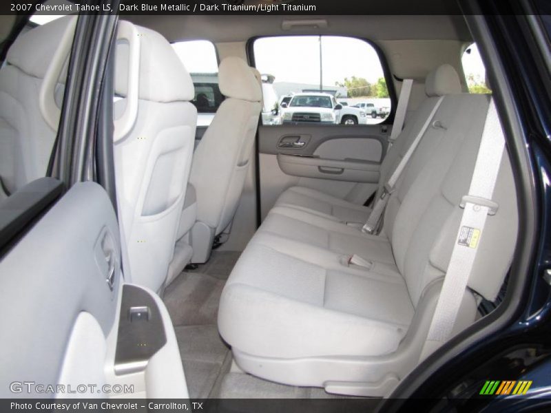  2007 Tahoe LS Dark Titanium/Light Titanium Interior