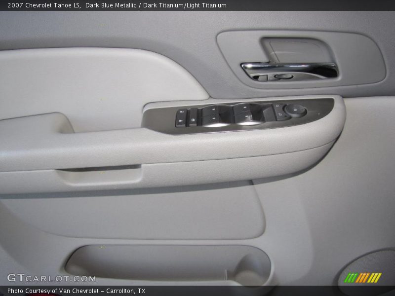 Dark Blue Metallic / Dark Titanium/Light Titanium 2007 Chevrolet Tahoe LS