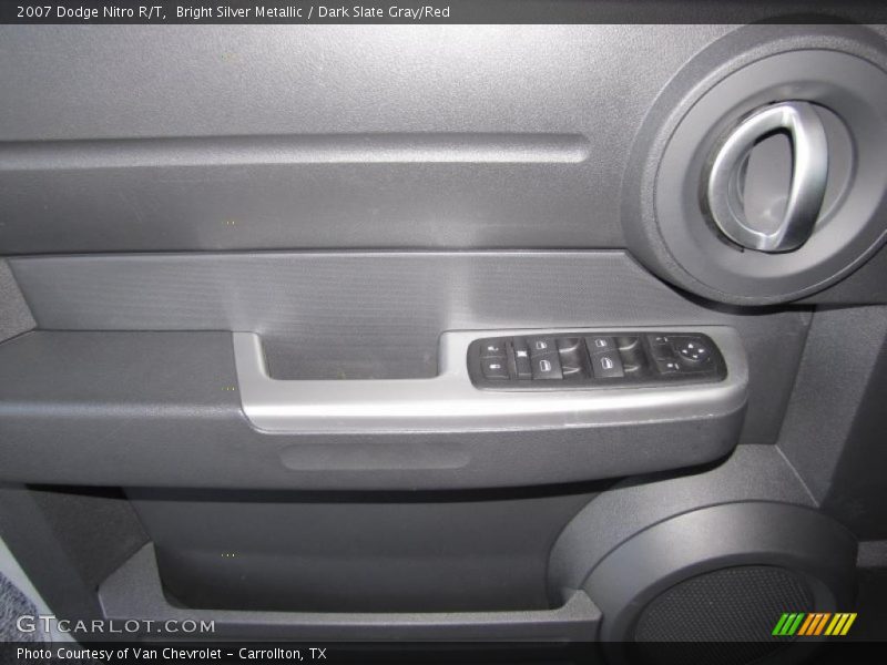 Bright Silver Metallic / Dark Slate Gray/Red 2007 Dodge Nitro R/T