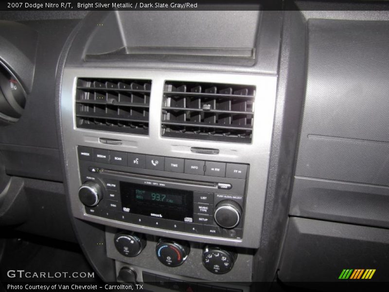 Bright Silver Metallic / Dark Slate Gray/Red 2007 Dodge Nitro R/T