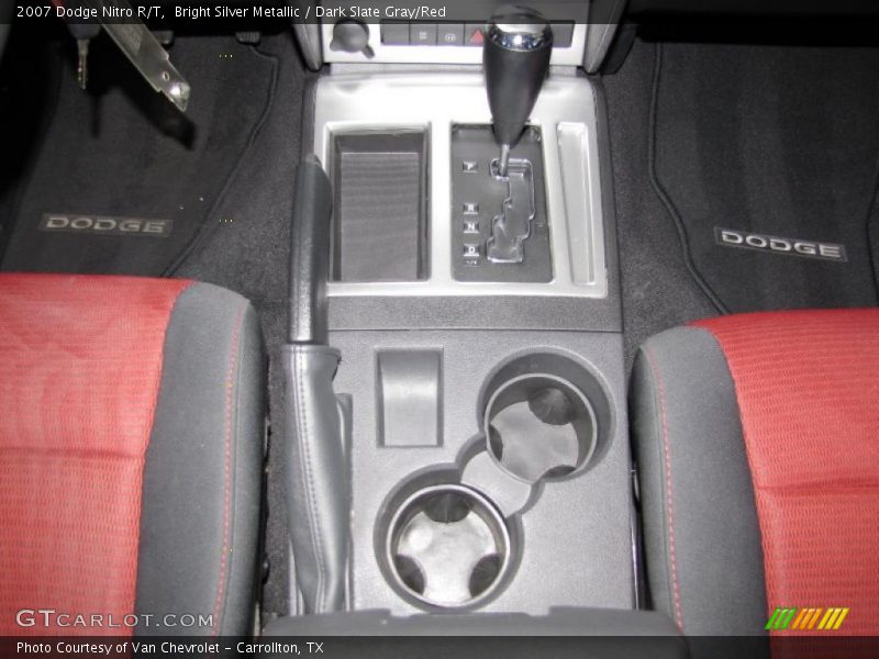 Bright Silver Metallic / Dark Slate Gray/Red 2007 Dodge Nitro R/T