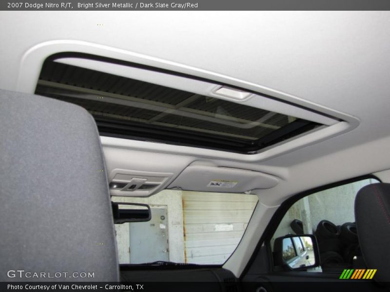Bright Silver Metallic / Dark Slate Gray/Red 2007 Dodge Nitro R/T