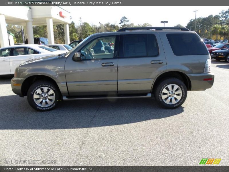 Mineral Grey Metallic / Camel 2006 Mercury Mountaineer Luxury AWD