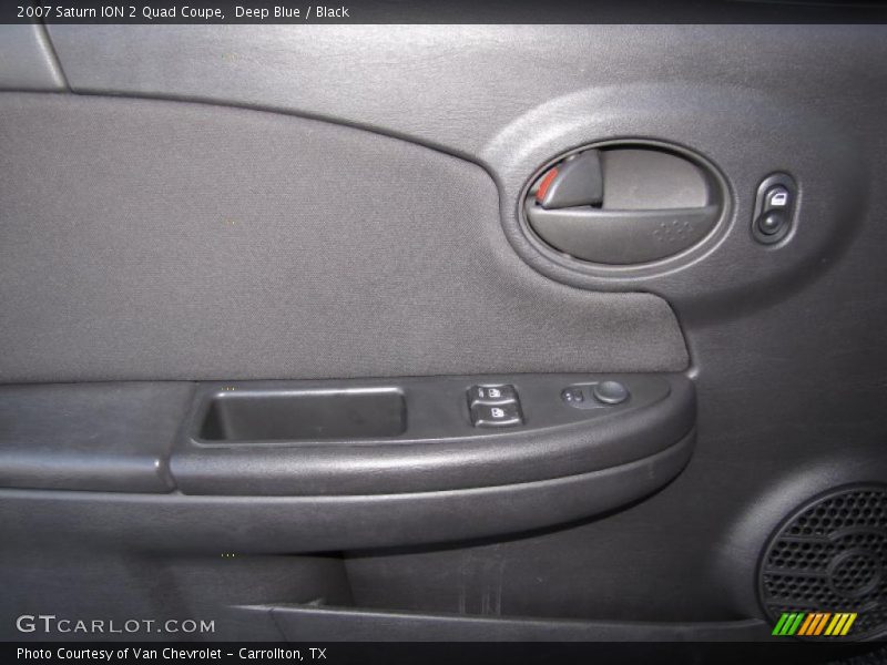 Deep Blue / Black 2007 Saturn ION 2 Quad Coupe