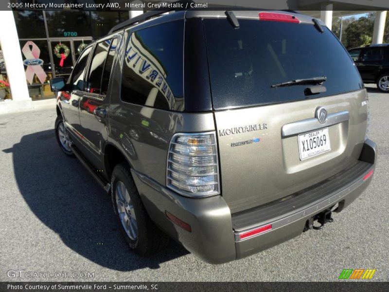 Mineral Grey Metallic / Camel 2006 Mercury Mountaineer Luxury AWD