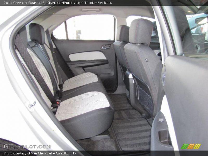 Silver Ice Metallic / Light Titanium/Jet Black 2011 Chevrolet Equinox LS