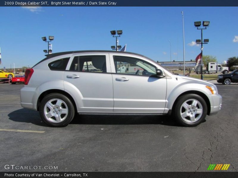 Bright Silver Metallic / Dark Slate Gray 2009 Dodge Caliber SXT