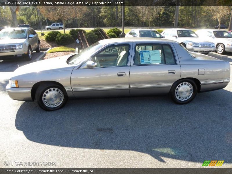 Shale Beige Metallic / Cappuccino Cream 1997 Cadillac DeVille Sedan