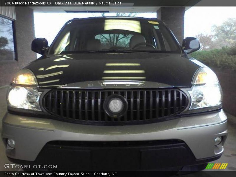 Dark Steel Blue Metallic / Neutral Beige 2004 Buick Rendezvous CX