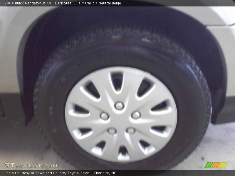 Dark Steel Blue Metallic / Neutral Beige 2004 Buick Rendezvous CX