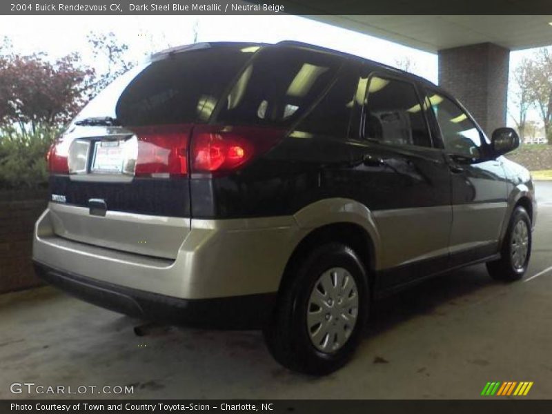 Dark Steel Blue Metallic / Neutral Beige 2004 Buick Rendezvous CX