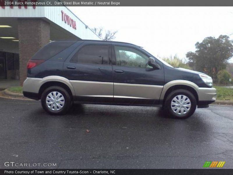 Dark Steel Blue Metallic / Neutral Beige 2004 Buick Rendezvous CX
