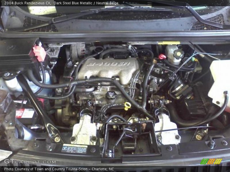Dark Steel Blue Metallic / Neutral Beige 2004 Buick Rendezvous CX