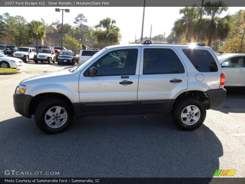 Silver Metallic / Medium/Dark Flint 2007 Ford Escape XLS