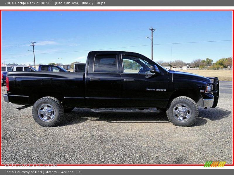 Black / Taupe 2004 Dodge Ram 2500 SLT Quad Cab 4x4