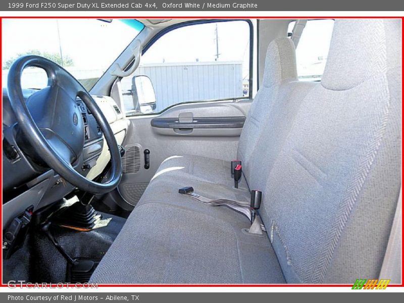  1999 F250 Super Duty XL Extended Cab 4x4 Medium Graphite Interior