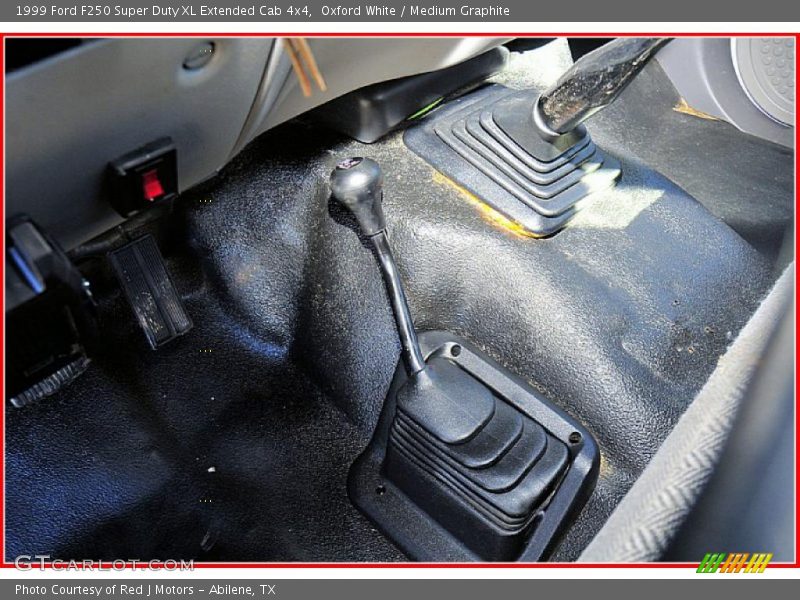 Oxford White / Medium Graphite 1999 Ford F250 Super Duty XL Extended Cab 4x4