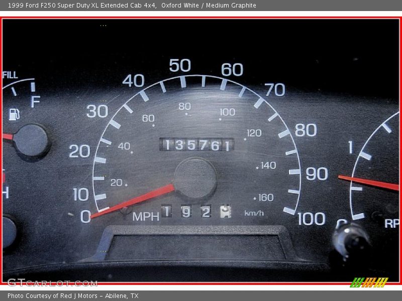 Oxford White / Medium Graphite 1999 Ford F250 Super Duty XL Extended Cab 4x4