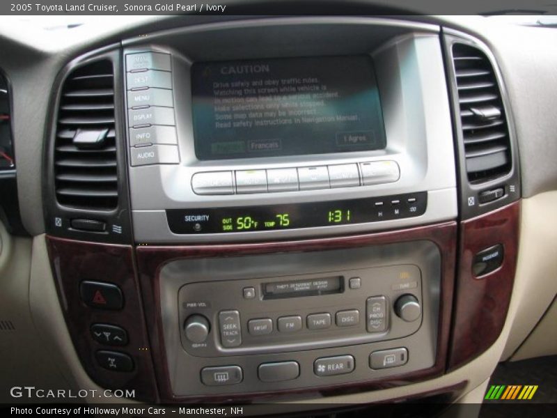 Controls of 2005 Land Cruiser 