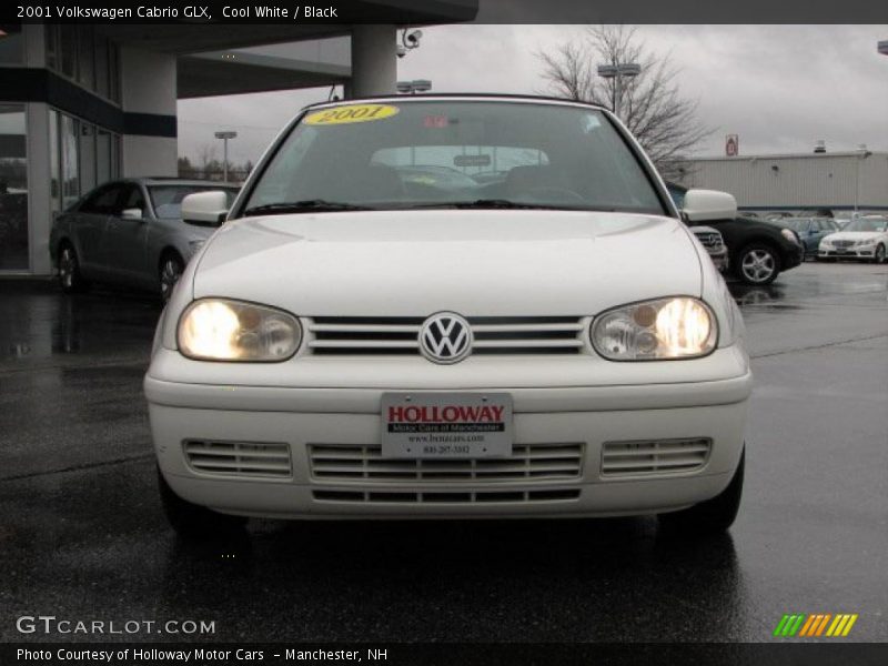 Cool White / Black 2001 Volkswagen Cabrio GLX