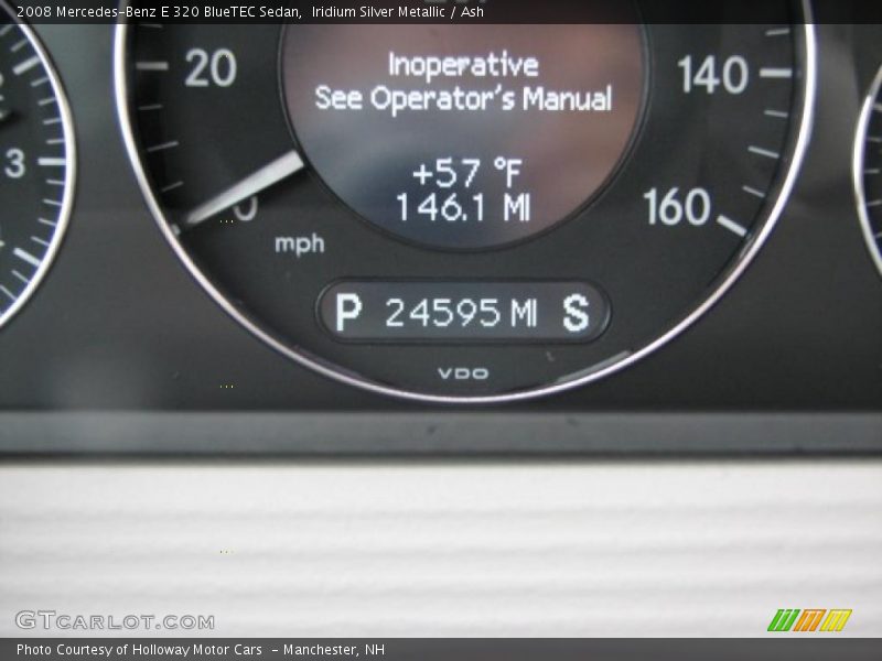 Iridium Silver Metallic / Ash 2008 Mercedes-Benz E 320 BlueTEC Sedan