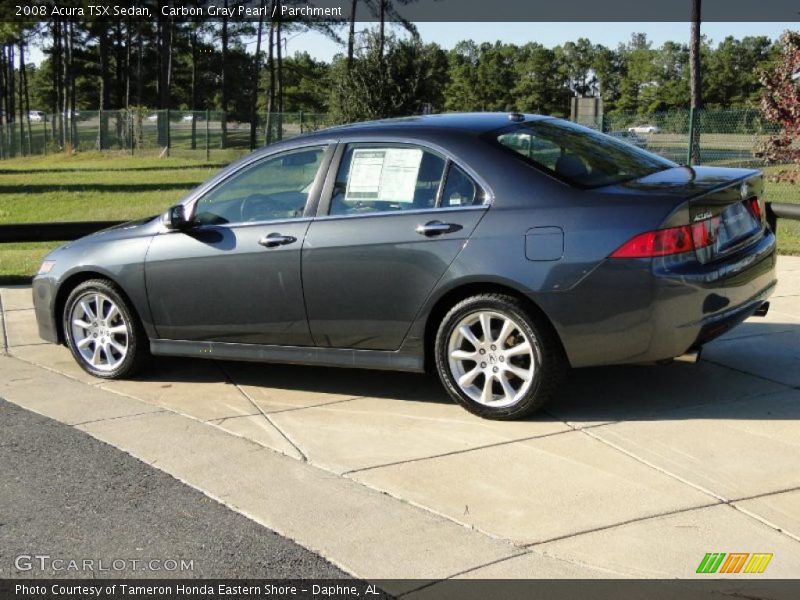 Carbon Gray Pearl / Parchment 2008 Acura TSX Sedan