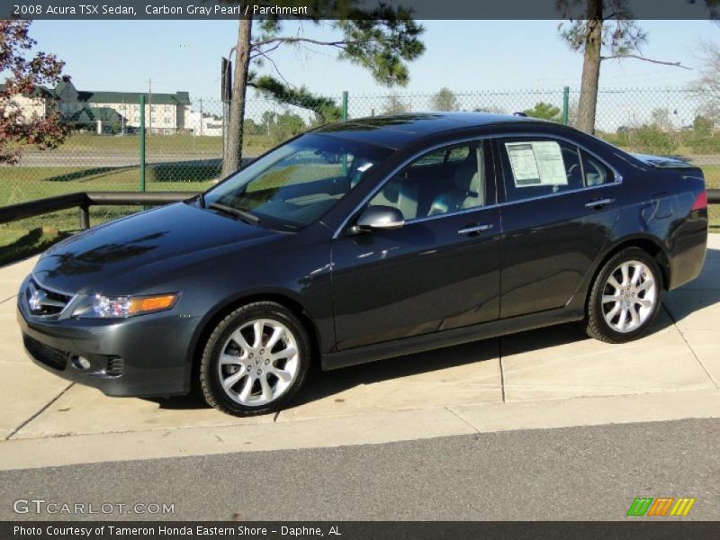 Carbon Gray Pearl / Parchment 2008 Acura TSX Sedan