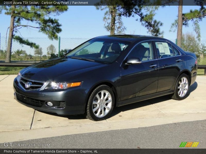 Carbon Gray Pearl / Parchment 2008 Acura TSX Sedan