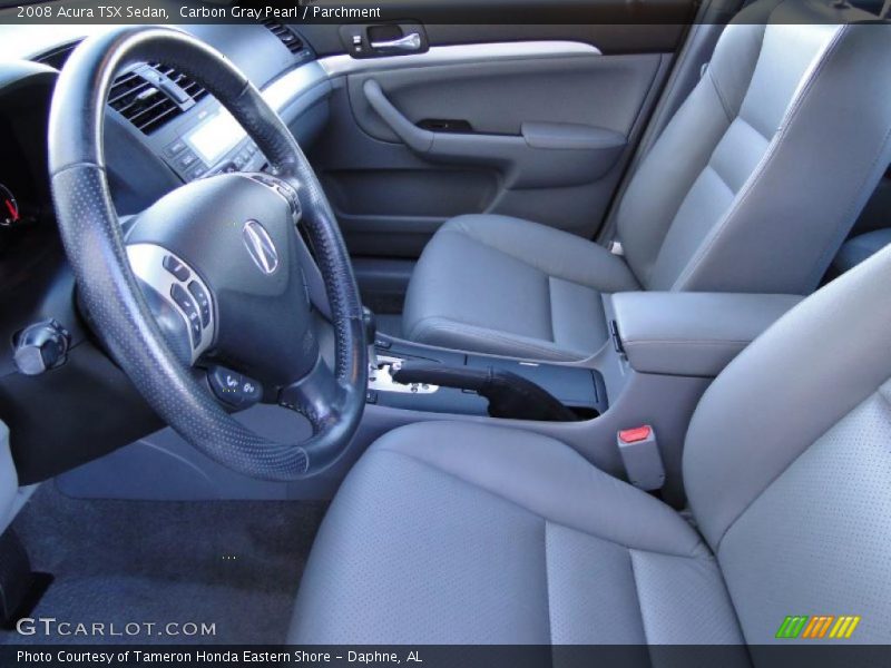 Carbon Gray Pearl / Parchment 2008 Acura TSX Sedan