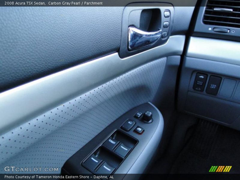 Carbon Gray Pearl / Parchment 2008 Acura TSX Sedan