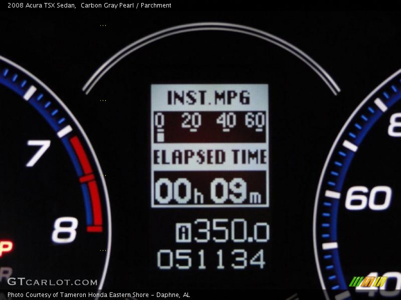 Carbon Gray Pearl / Parchment 2008 Acura TSX Sedan