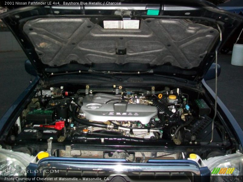 Bayshore Blue Metallic / Charcoal 2001 Nissan Pathfinder LE 4x4