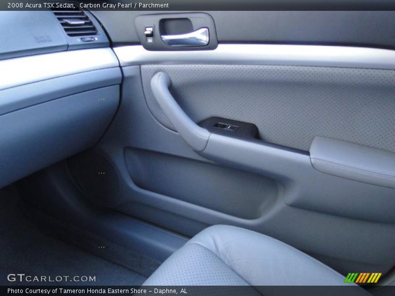Carbon Gray Pearl / Parchment 2008 Acura TSX Sedan