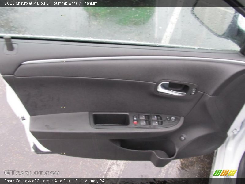 Summit White / Titanium 2011 Chevrolet Malibu LT