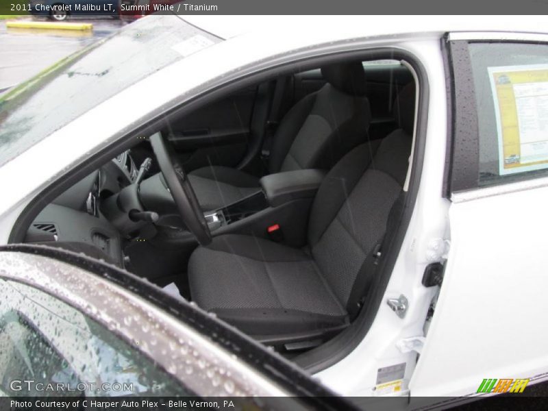 Summit White / Titanium 2011 Chevrolet Malibu LT