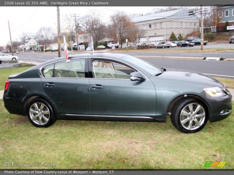 Verdegris Green Mica / Cashmere 2008 Lexus GS 350 AWD